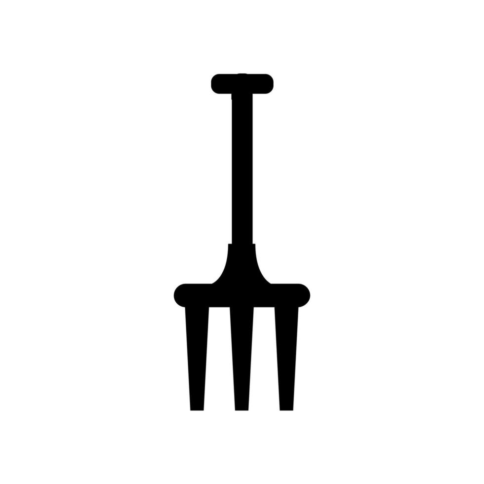 Rake illustrated on a white background vector