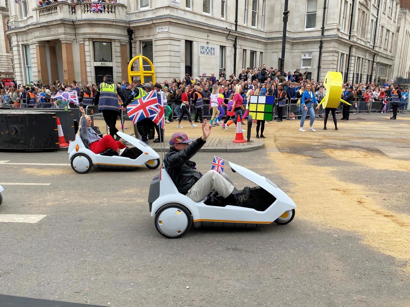 London in the UK in June 2022. A view of the Platinum Jubilee Parade in London photo