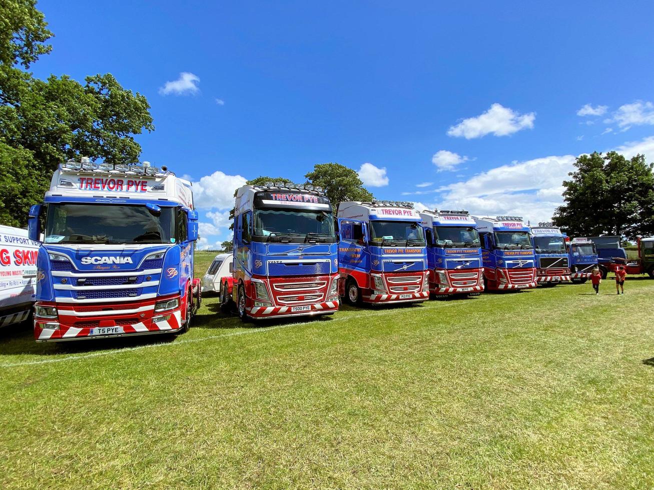 Whitchurch in the UK in June 2022. A view of a Truck at a Truck show photo