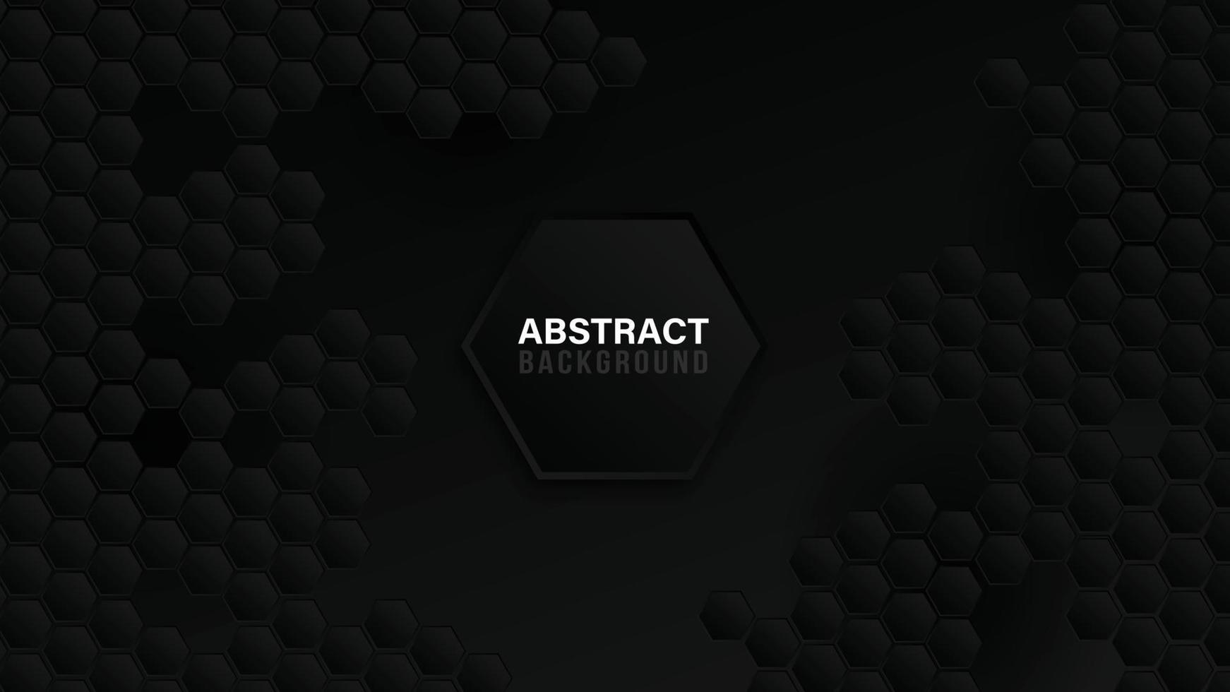 Abstract Background. Embossed Hexagon ,honeycomb black Background,light and shadow,Vector Dark color embossed design.For wallpaper.Embossed hexagon black background.light and shadow.modern background. vector