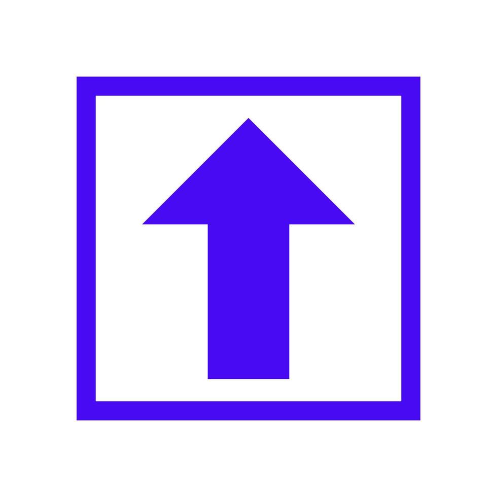 Arrow illustrated on white background vector