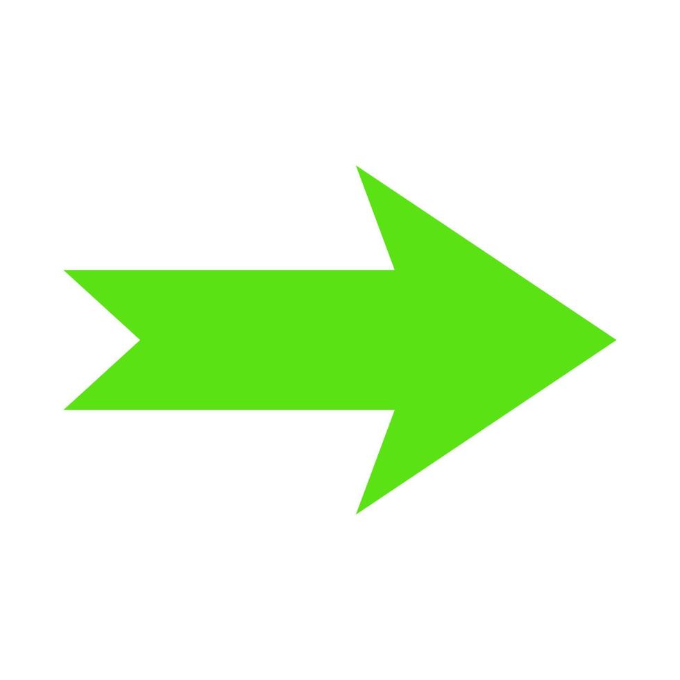 Arrow illustrated on white background vector
