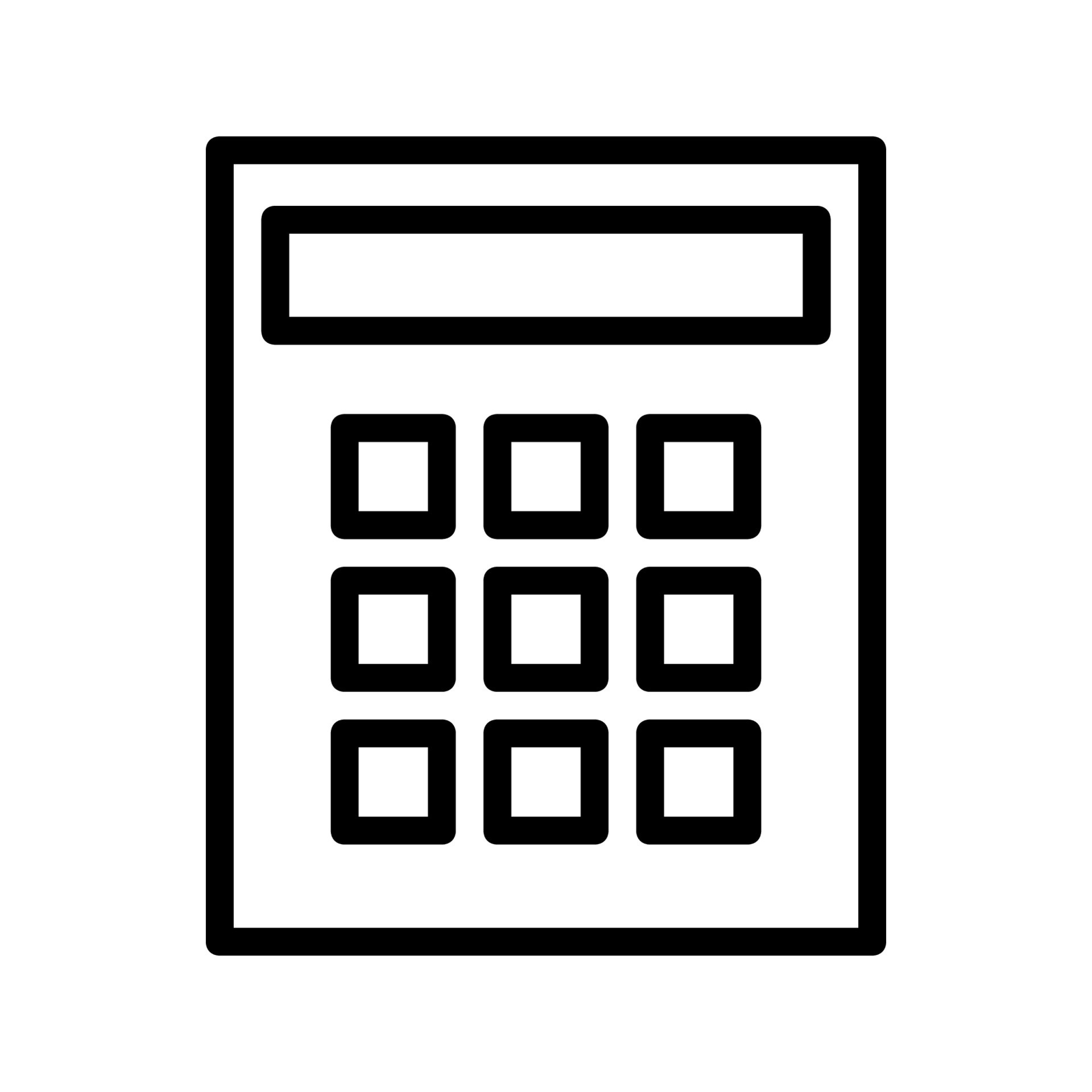 Calculator illustrated on a white background 8195385 Vector Art at Vecteezy