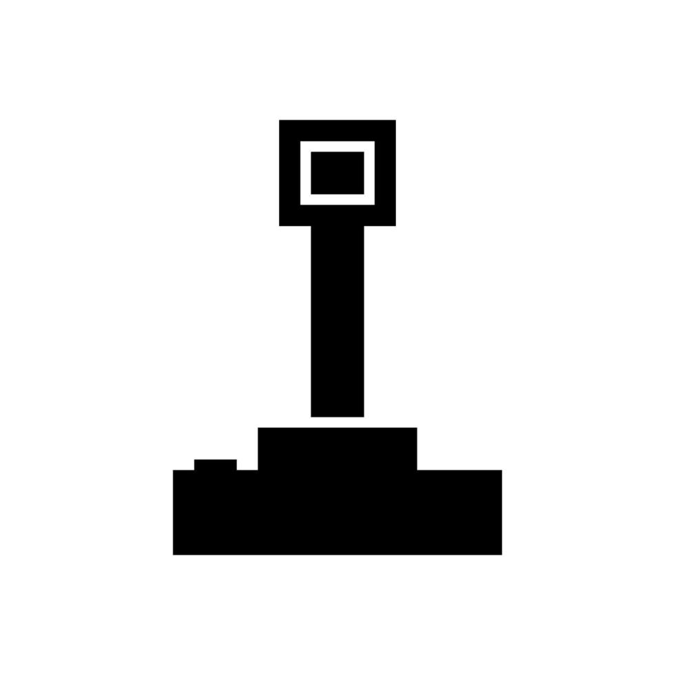 Joystick illustrated on a white background vector