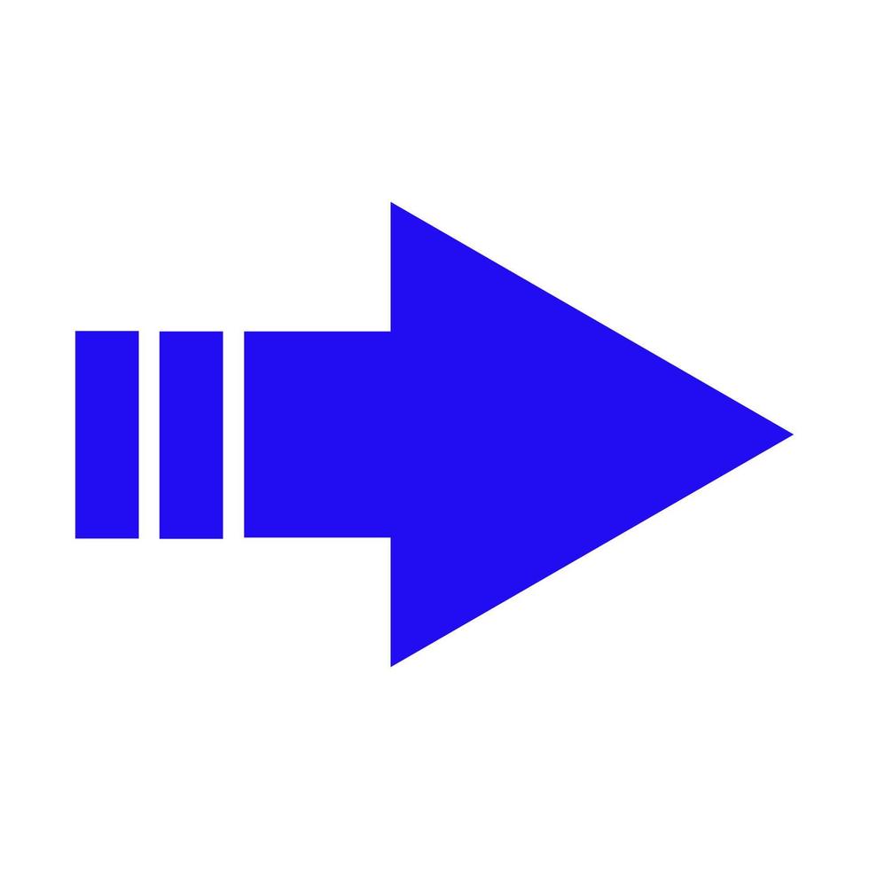 Arrow illustrated on white background vector