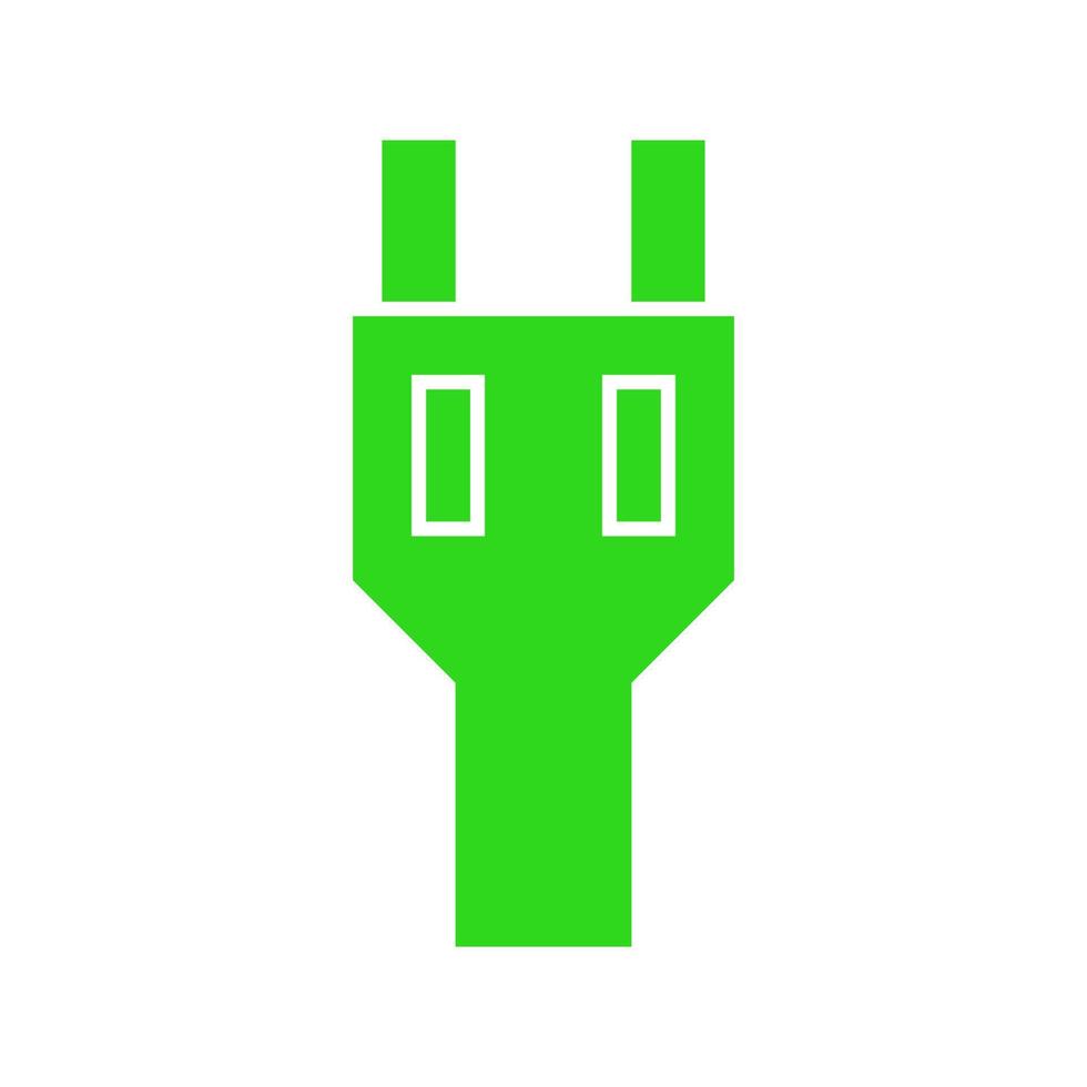 Usb cable illustrated on a white background vector