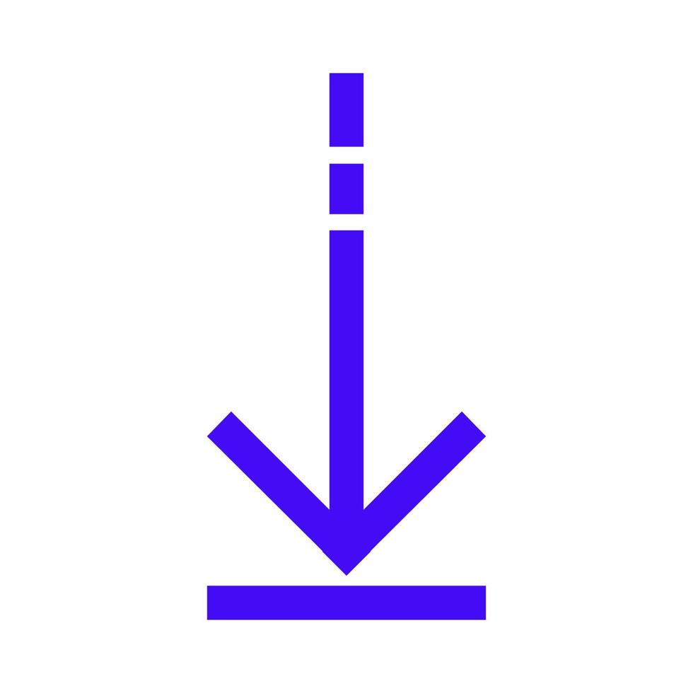 Arrow illustrated on white background vector