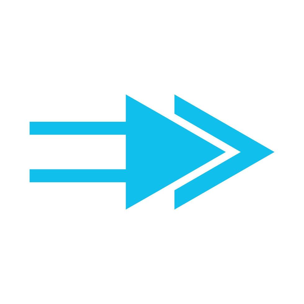 Arrow illustrated on white background vector
