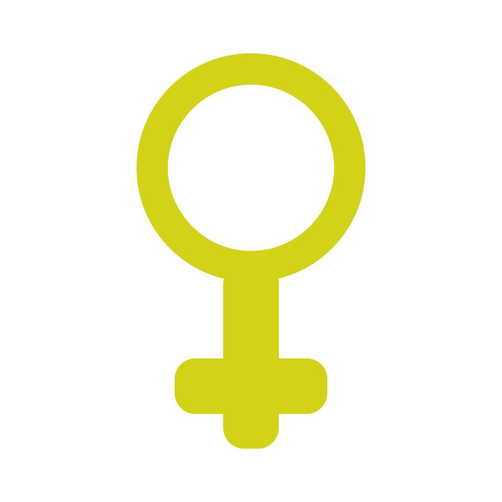 Gender illustrated on a white background vector