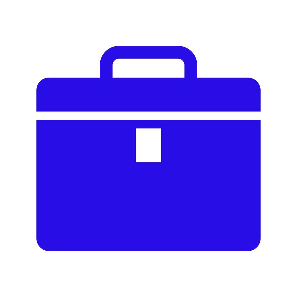 Work suitcase illustrated on a white background vector