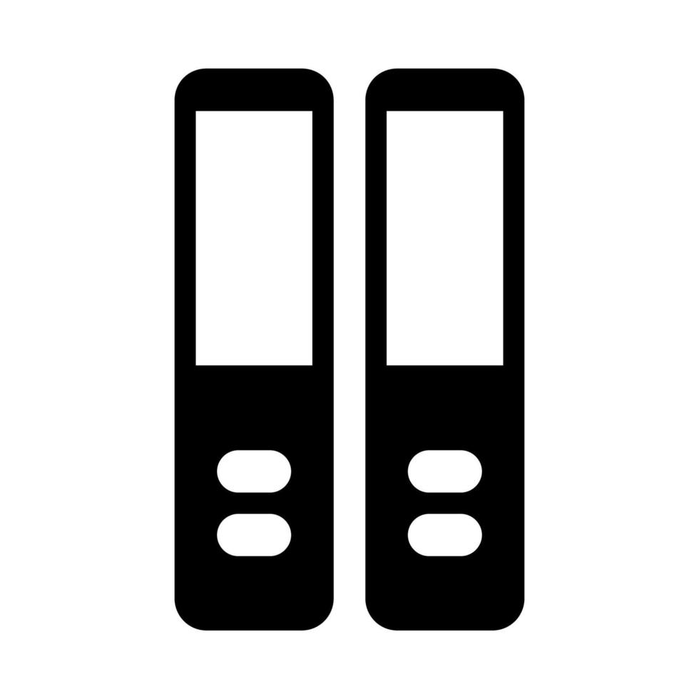 Binder illustrated on a white background vector