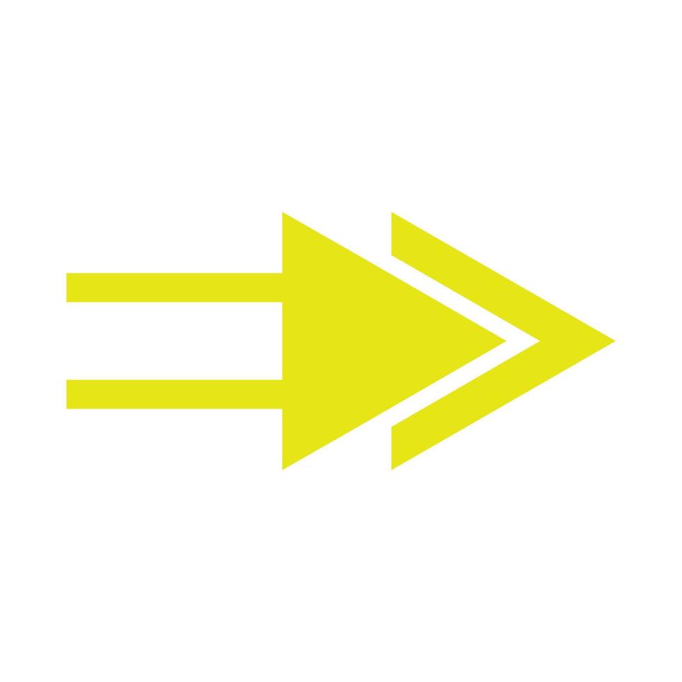 Arrow illustrated on white background vector