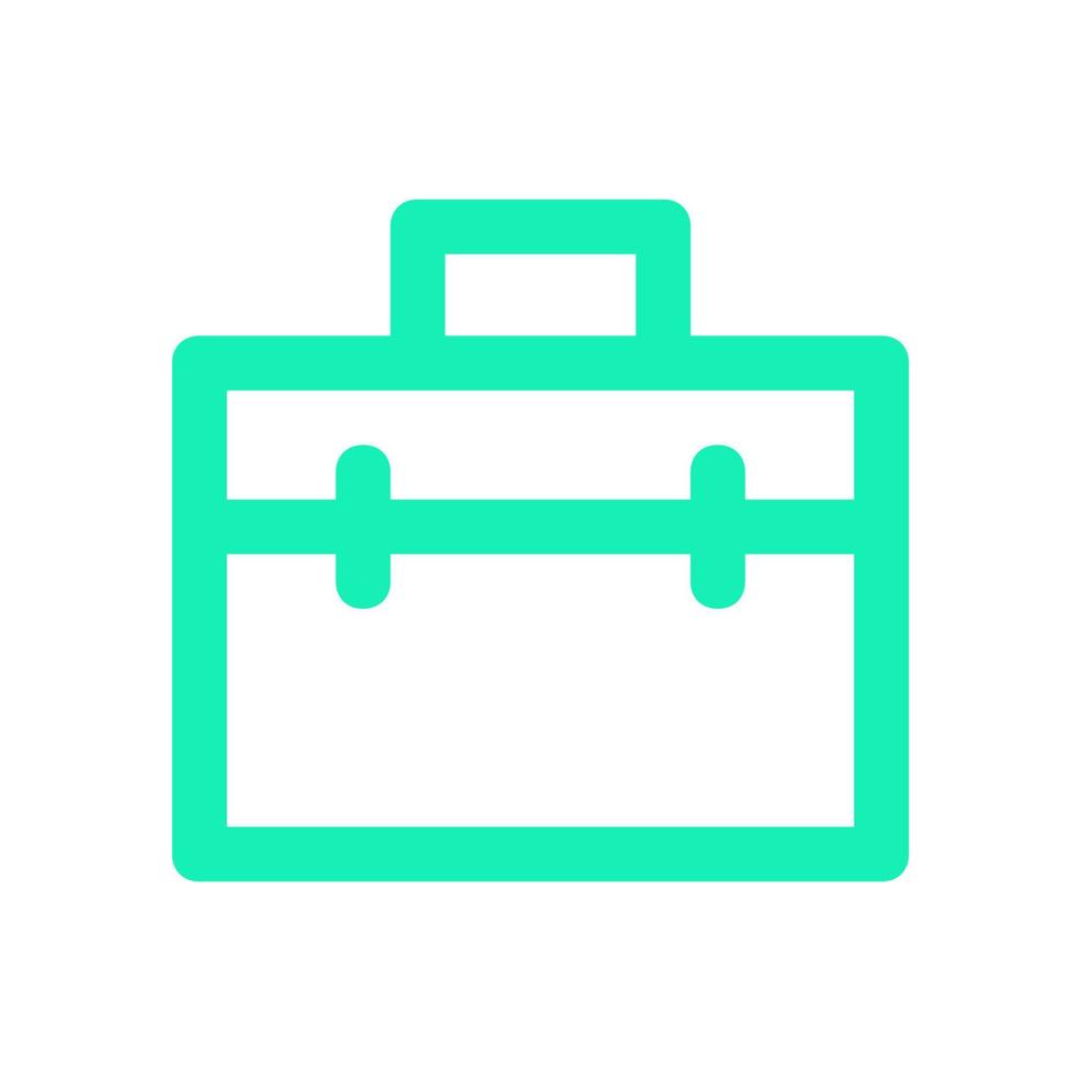 Work suitcase illustrated on a white background vector