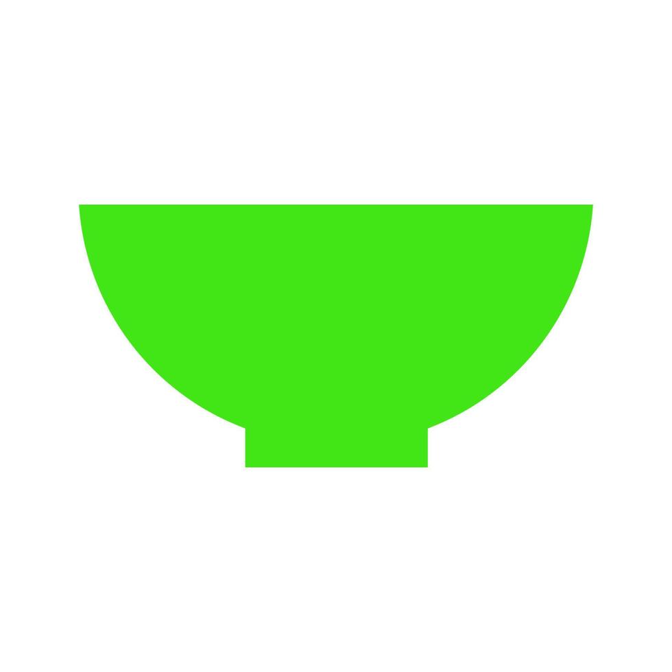 Bowl illustrated on a white background vector