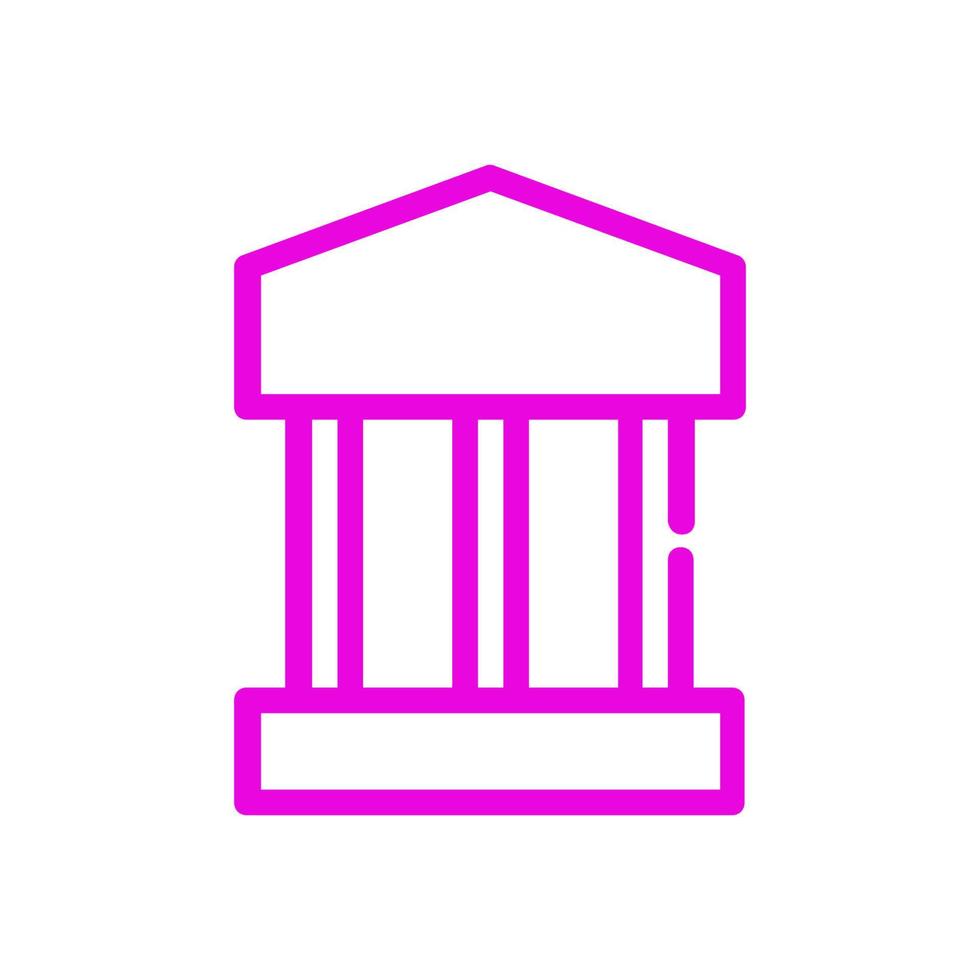 Temple illustrated on a white background vector