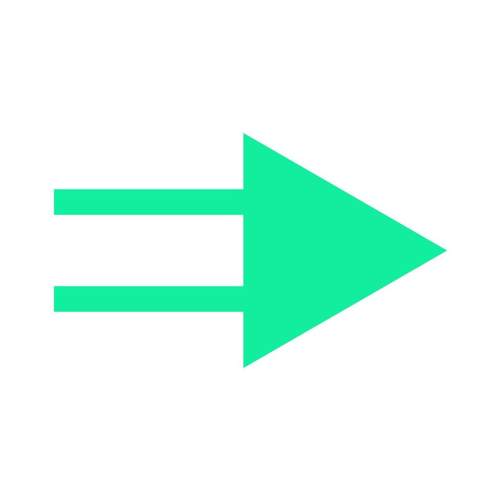 Arrow illustrated on white background vector