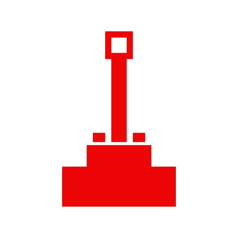 Joystick illustrated on a white background vector