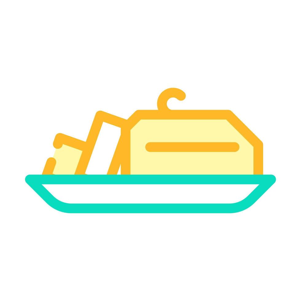 butter add color icon vector illustration