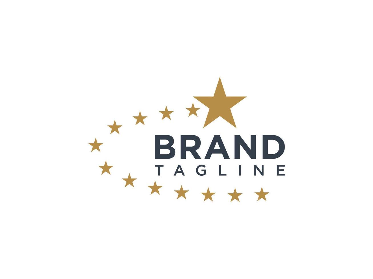 Star Logo Design isolated on white background Vector Logo Template