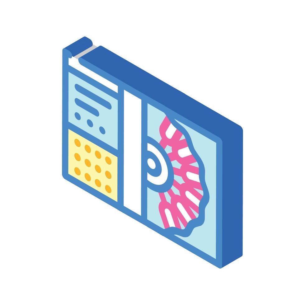 atomic absorption spectrometer isometric icon vector illustration