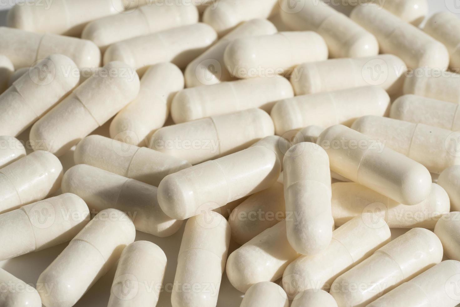 Vitamin pill, herb capsule, Nutritional Supplement. photo