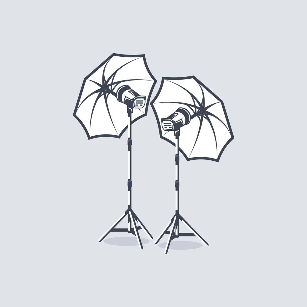 Photo studio element isolated on white background. Vector illustration