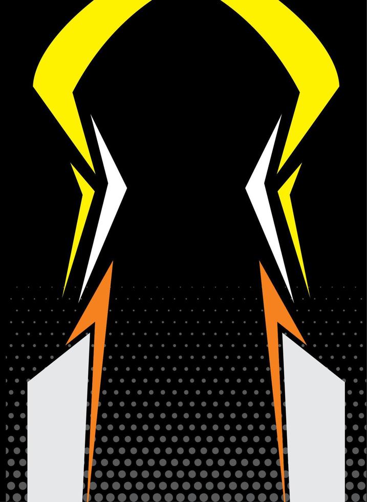 ilustración de diseño de fondo para la tela de jersey de impresión por sublimación uniforme del equipo deportivo vector