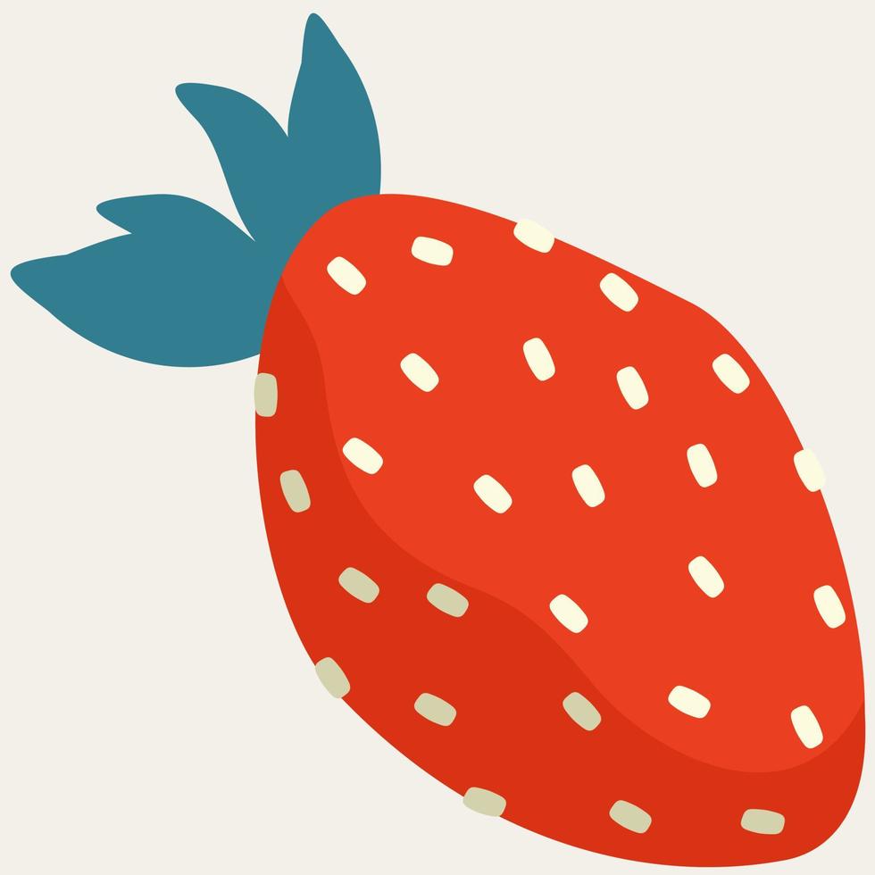 Vector bright illustratiion of strawberry.