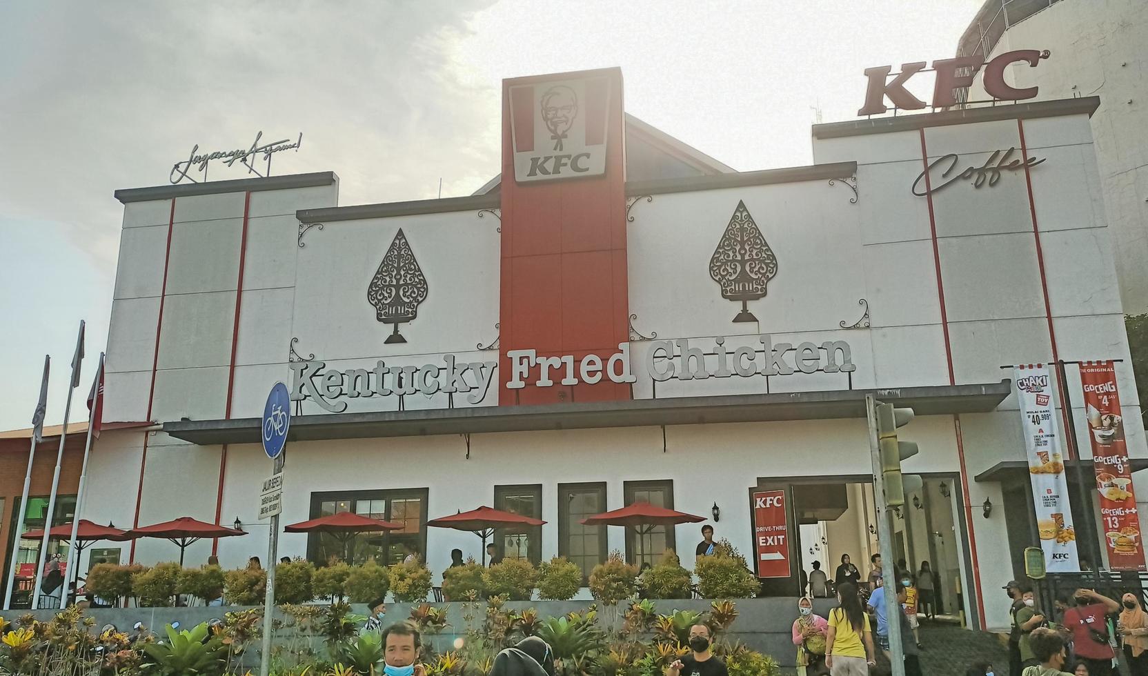 Solo - 10 June 2022 - KFC fast food restaurant.  Kentucky Fried Chicken is the second largest fast food restaurant chain in the world with nearly 20,000 locations worldwide photo