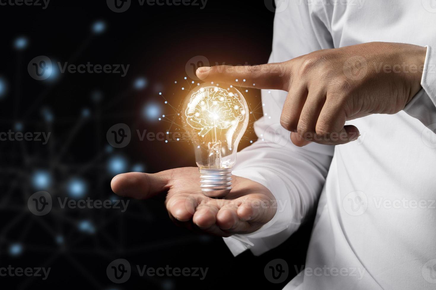 creative idea.Concept of idea and innovation photo