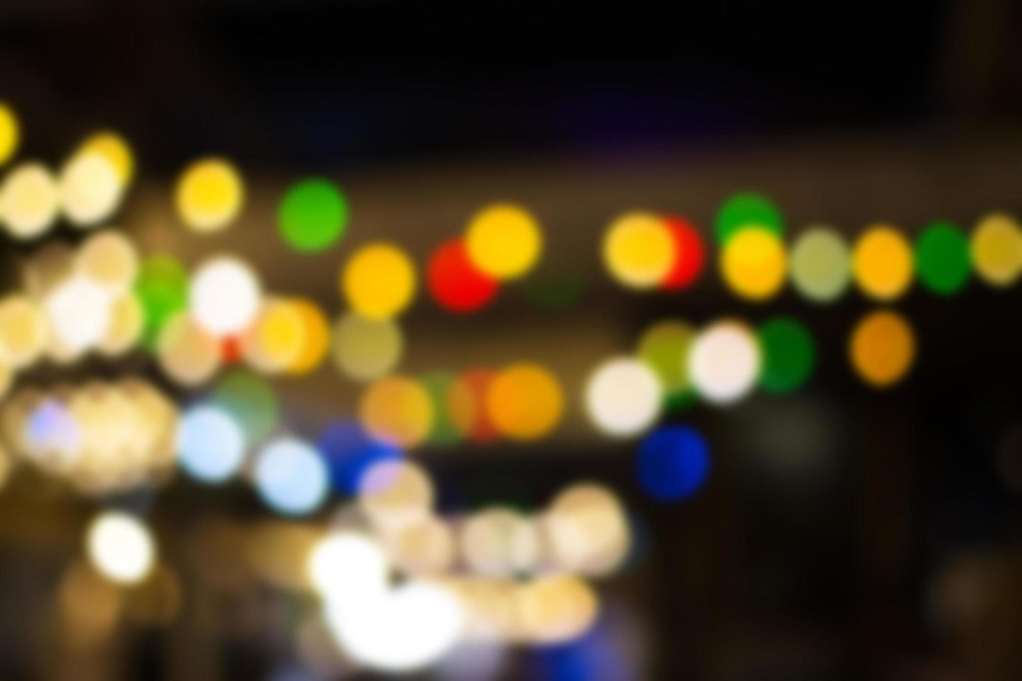 desenfoque - luces de cadena de círculo de bokeh abstracto para papel tapiz de fondo foto