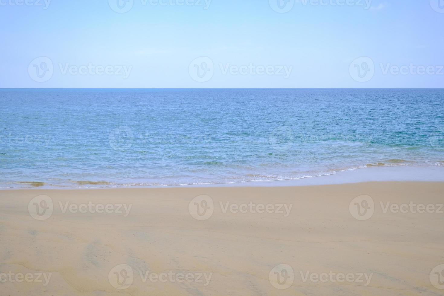 Landscapes View The atmosphere is beautiful Sand and sea and the color of the sky, The beach phuket of Thailand. photo