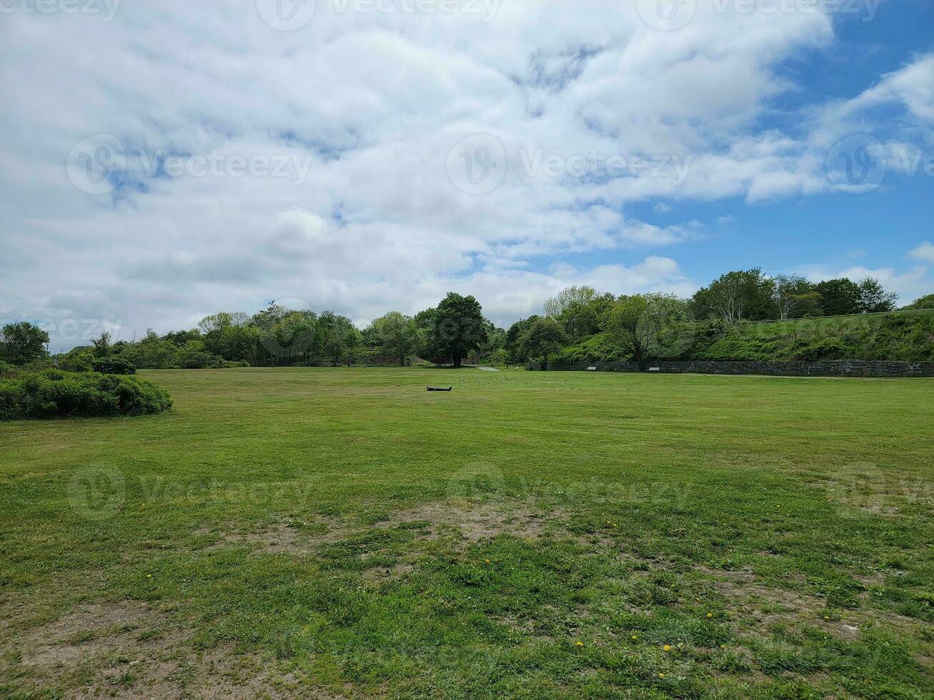 man laying down or sleeping in green grassy field photo