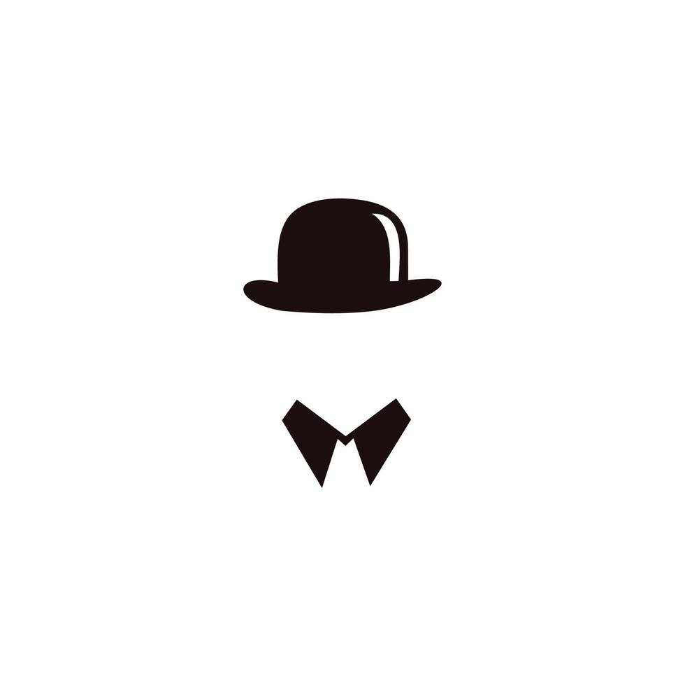 hat and collar. Elements for brand identity vector