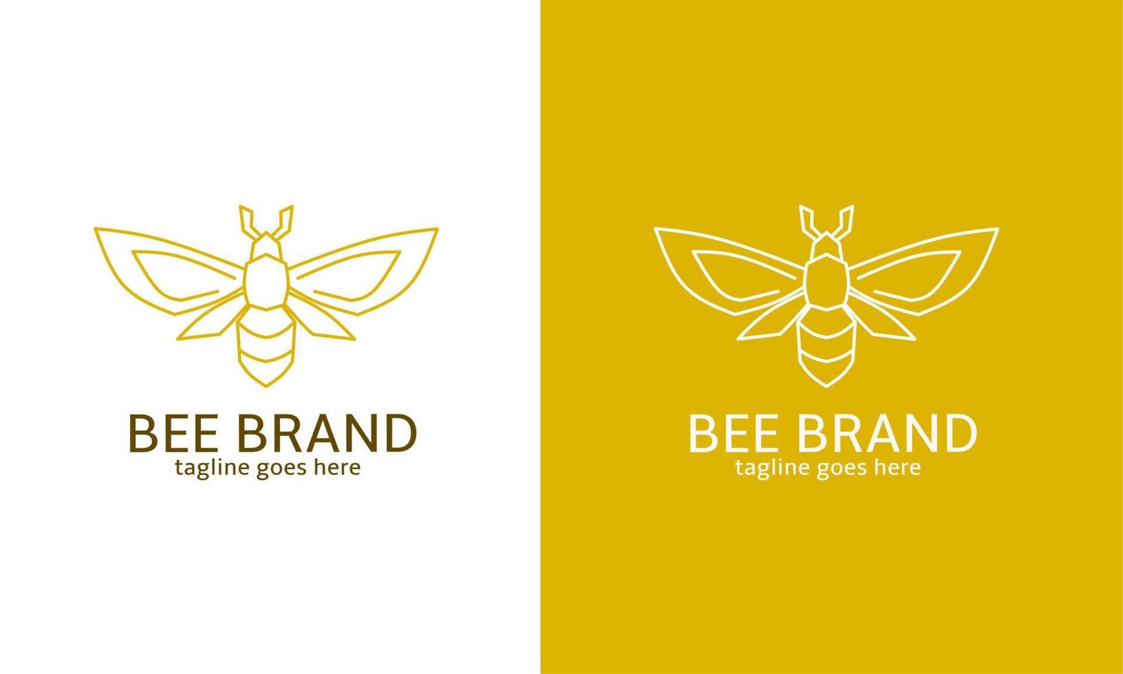 ilustración gráfica vectorial del logotipo de la plantilla abeja perfecta para el concepto de marca vector