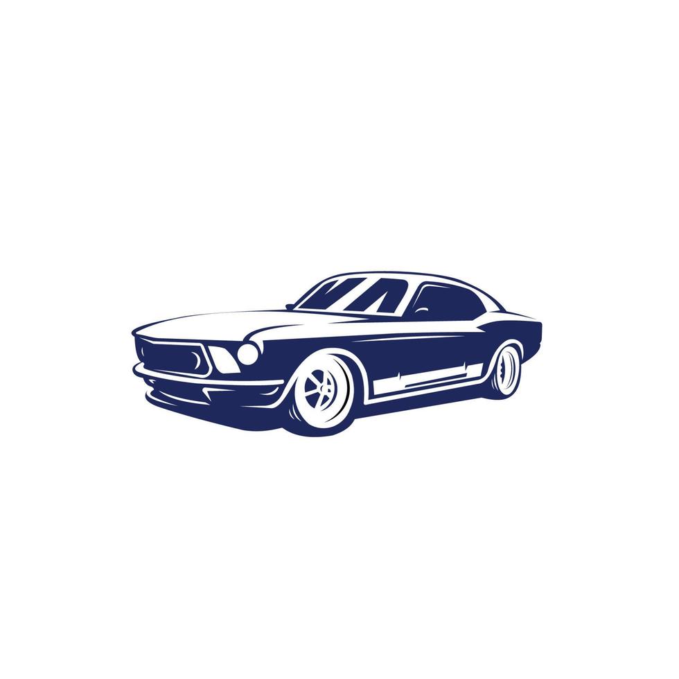 coche, coche antiguo, coche deportivo, coche antiguo, móvil viejo aislado en blanco vector