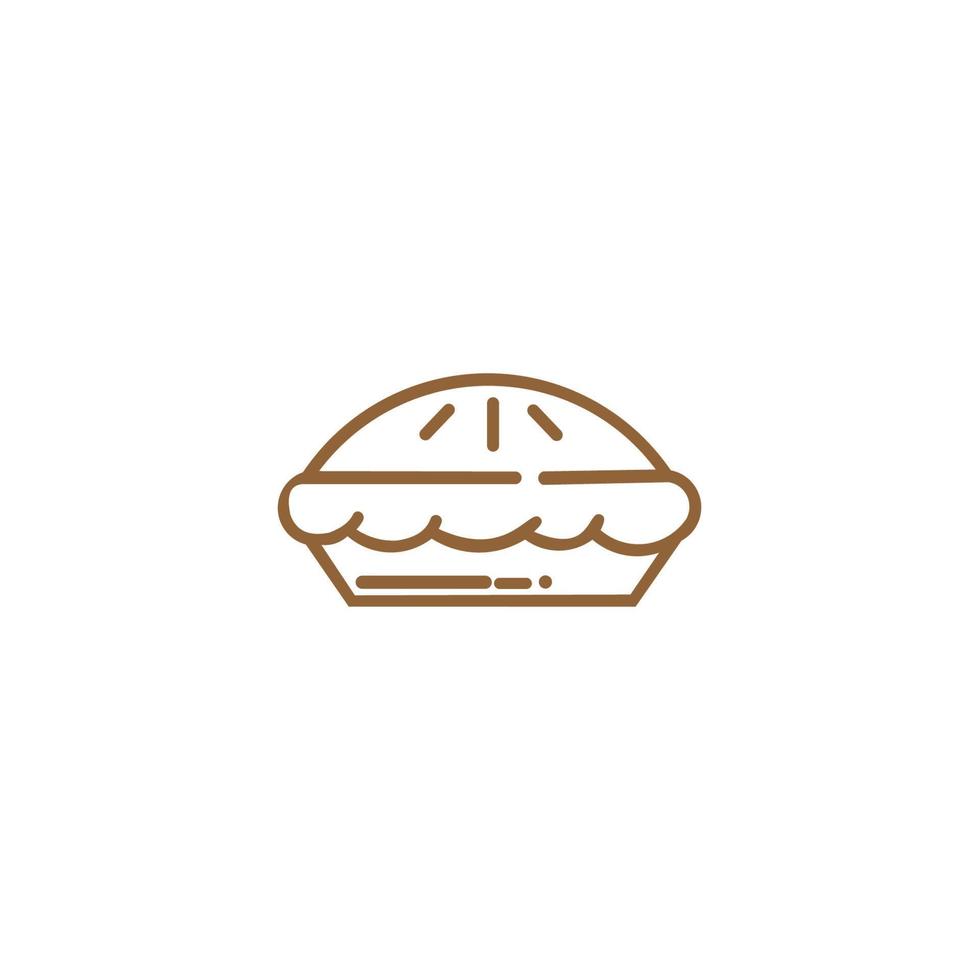 Pie icon, Bakery Label, Baker Logo, Pie Icon, Baking Logo, Retro Apple Pie Logo. vector