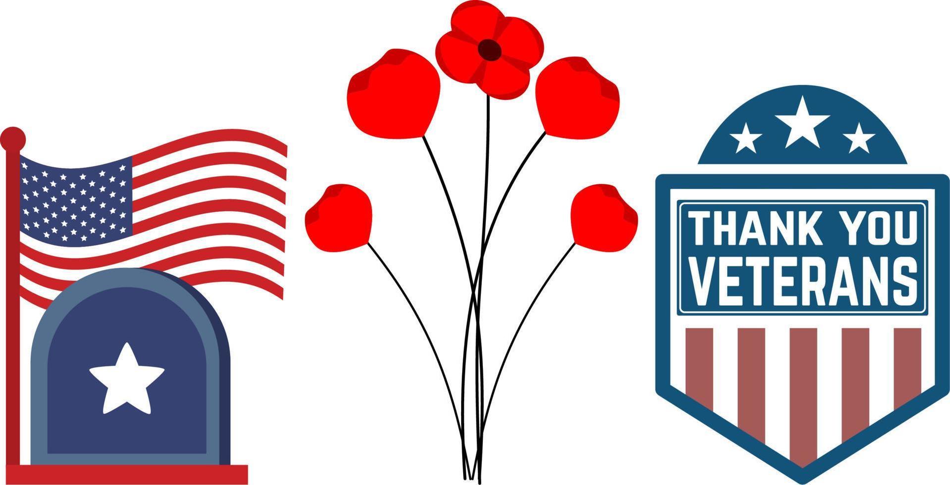 memorial day, National American Holiday Free Vector