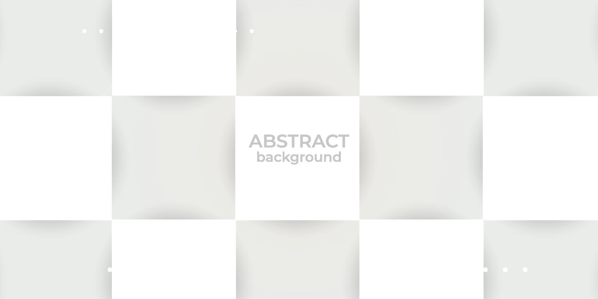 Modern white geometric background. Checkerboard texture. 3d paper pattern. Vector eps 10 illustration.