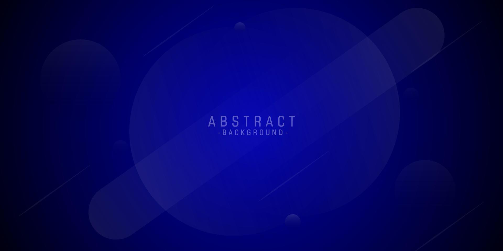 Fondo de círculo abstracto de geometría moderna con diseño de fondo azul oscuro. pasos vectoriales 10 vector