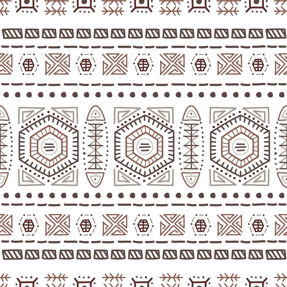 Navajo seamless pattern. Ikat background with traditional design texture vector