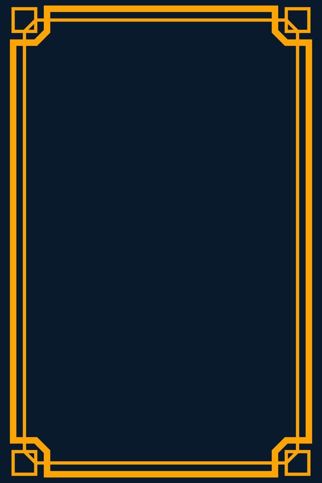 Classic vintage frame. Decorative border frame. vector