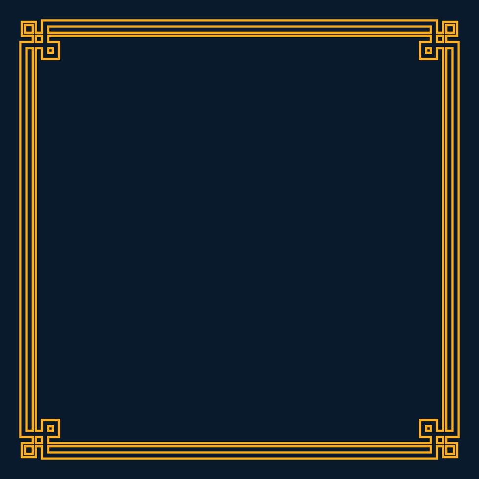 Decorative border frame. Classic frame. vector