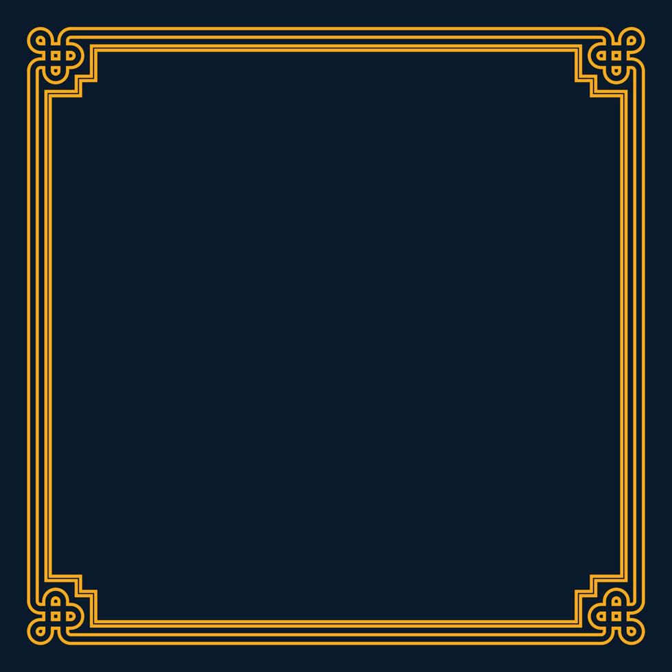 Decorative border frame. Classic frame. vector