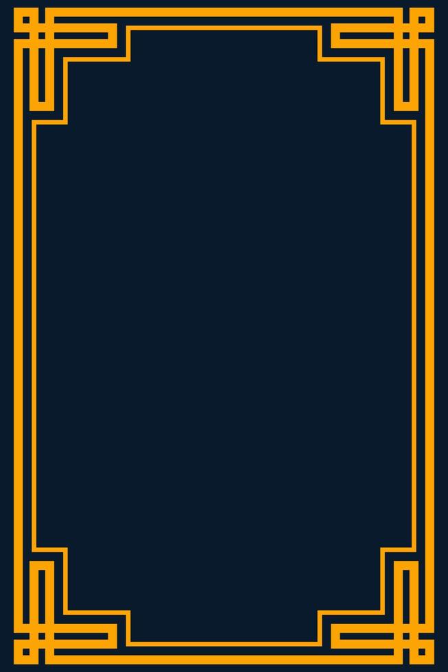 Classic vintage frame. Decorative border frame. vector
