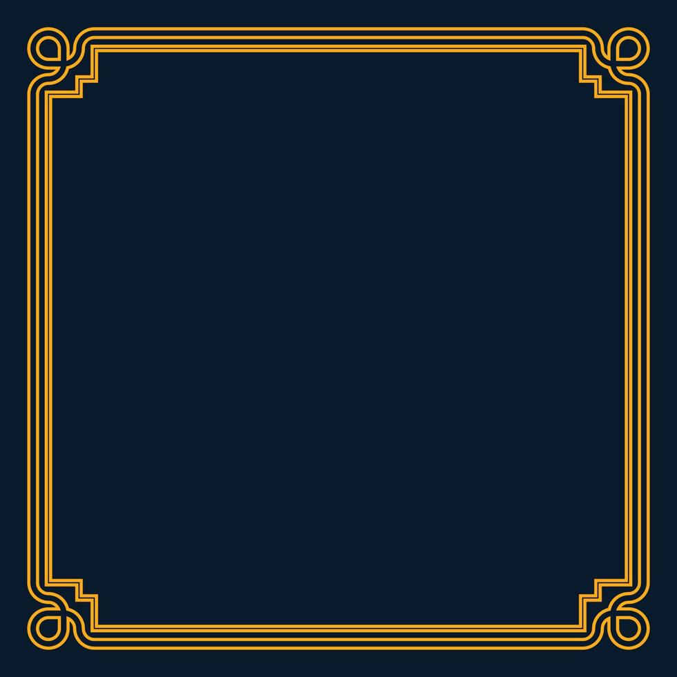 Decorative border frame. Classic frame. vector