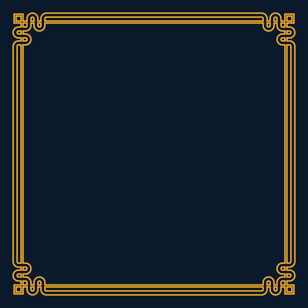 Decorative border frame. Classic frame. vector