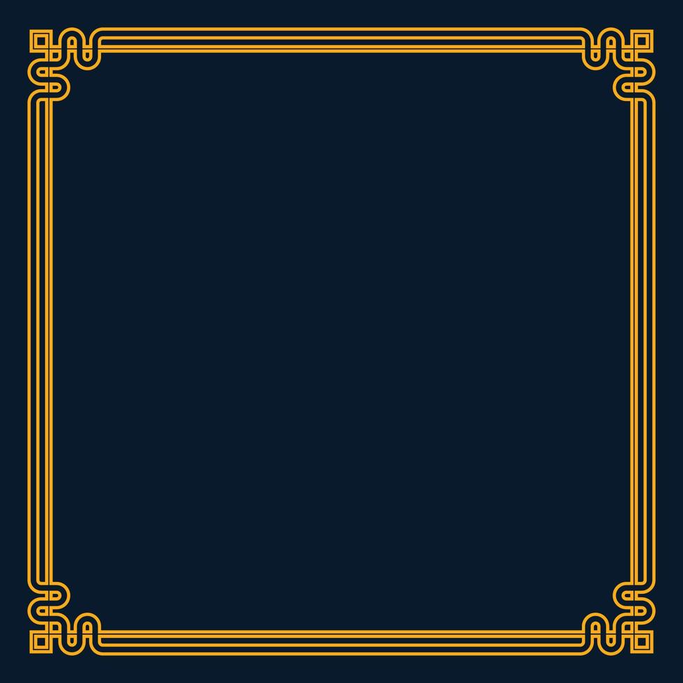 Decorative border frame. Classic frame. vector