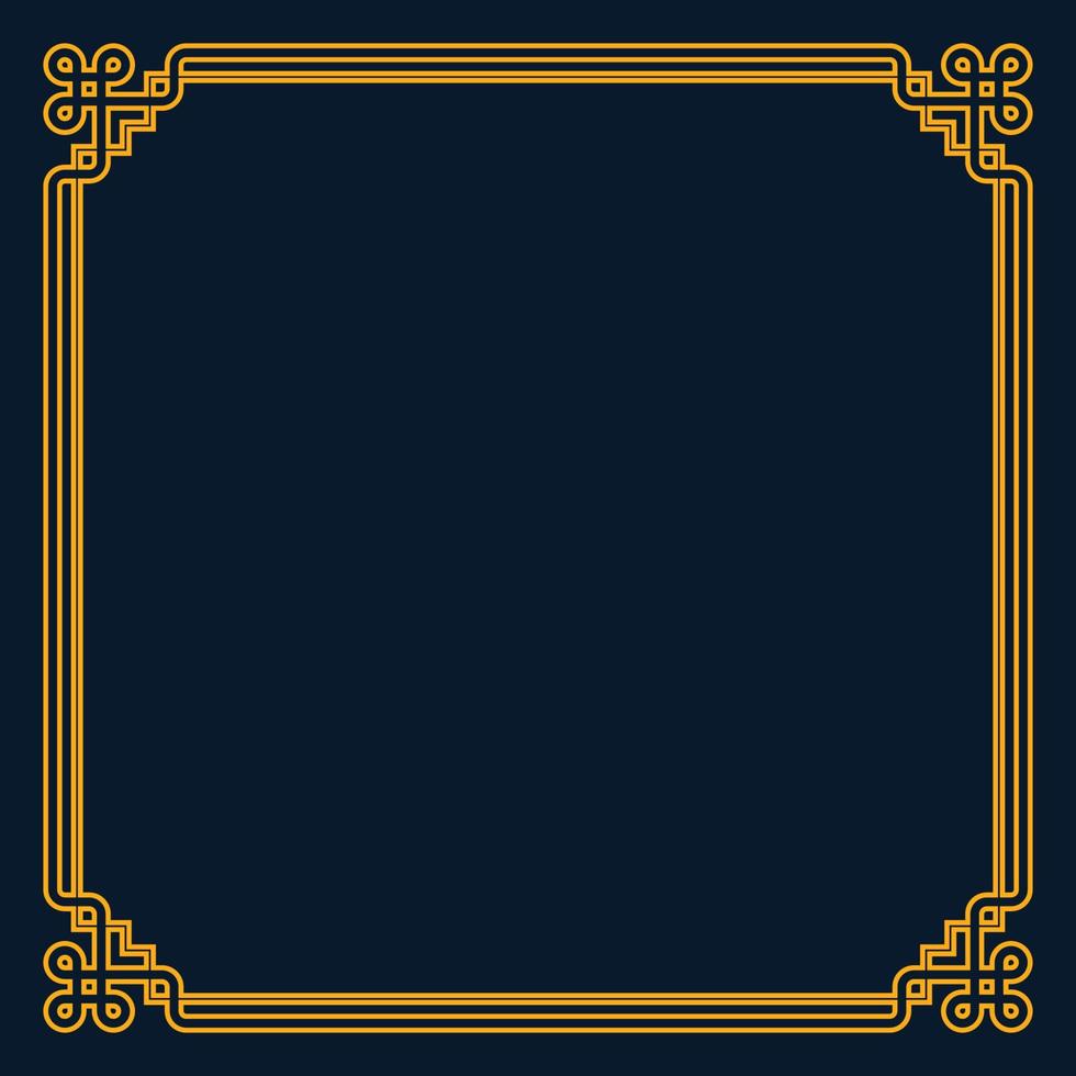 Decorative border frame. Classic frame. vector