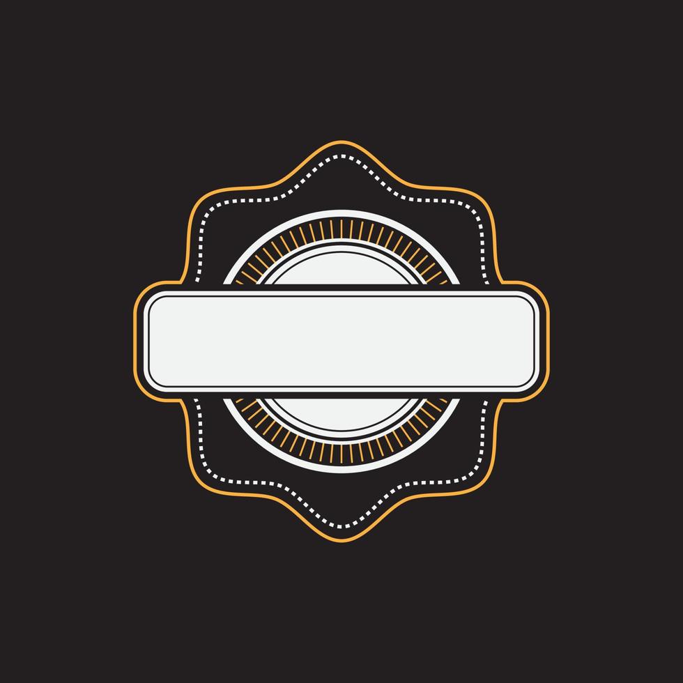 Circle badge emblem design vector